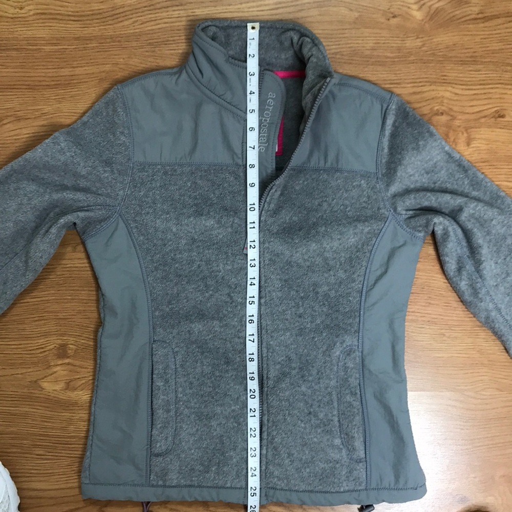 Gray Aeropostale Size Small Warm Fleece Jacket - Picture 5 of 8